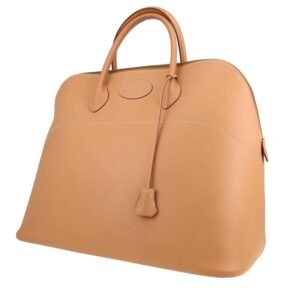 Hermès Bolide 45 cm weekend bag in natural Courchevel leather