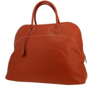 Hermès Bolide Relax travel bag in fawn Sikkim calfskin