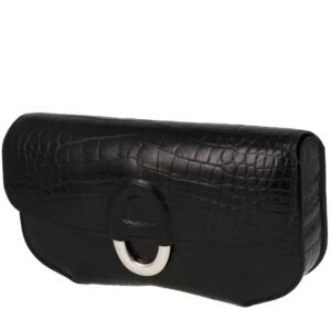 Hermès Cherche Midi pouch in black alligator