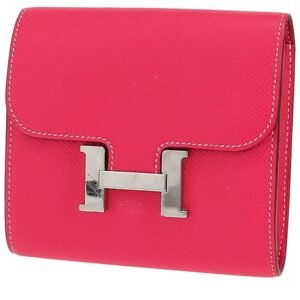 Hermès Constance Wallet wallet in Rose Tyrien epsom leather