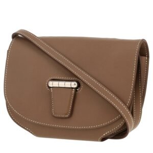 Hermès Convoyeur shoulder bag in etoupe Swift leather