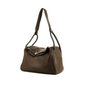 Hermès Lindy handbag in brown togo leather