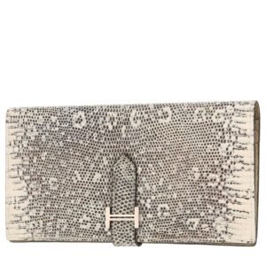 Hermès Portefeuille wallet in Ombré lizzard