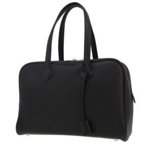 Hermès Victoria handbag in Bleu Caban togo leather