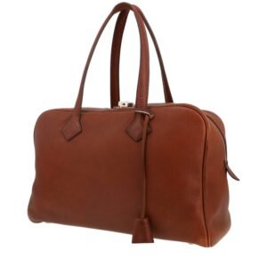Hermès Victoria handbag in brown togo leather