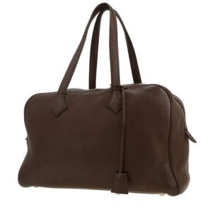 Hermès Victoria handbag in brown togo leather