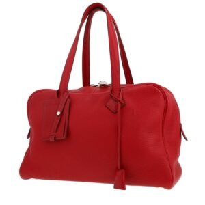 Hermès Victoria handbag in red togo leather