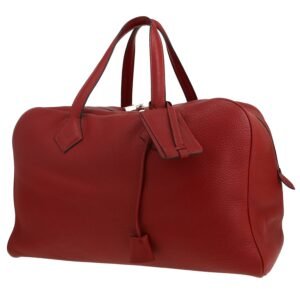 Hermès Victoria - Travel Bag travel bag in burgundy togo leather