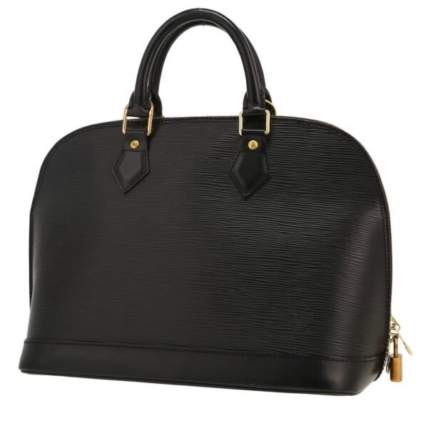 Louis Vuitton Alma small model handbag in black epi leather