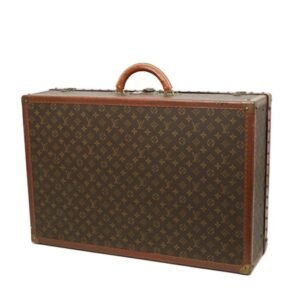 Louis Vuitton Alzer 70 suitcase monogram canvas and natural leather