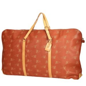 Louis Vuitton America's Cup clothes-hangers in red monogram canvas and natural leather