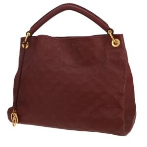 Louis Vuitton Artsy medium model handbag in burgundy empreinte monogram leather