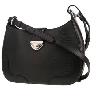 Louis Vuitton Bagatelle shoulder bag in black epi leather