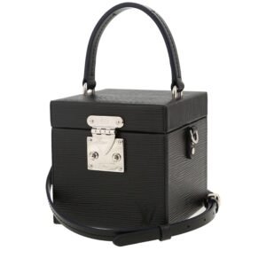 Louis Vuitton Bleecker Box handbag in black epi leather