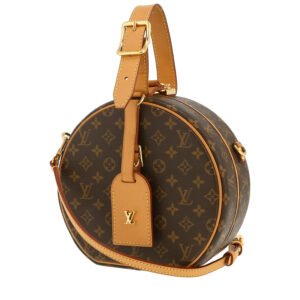 Louis Vuitton Boîte à chapeau handbag in monogram canvas and natural leather