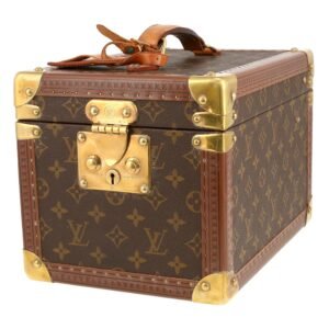Louis Vuitton Boîte à flacons vanity case in brown monogram canvas and natural leather