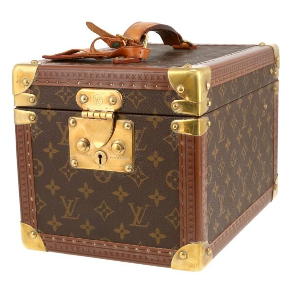 Louis Vuitton Boîte à flacons vanity case in brown monogram canvas and natural leather