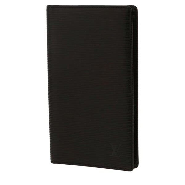 Louis Vuitton Brazza wallet in black epi leather