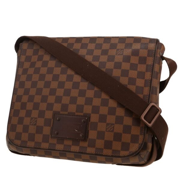Louis Vuitton Brooklyn shoulder bag in ebene damier canvas