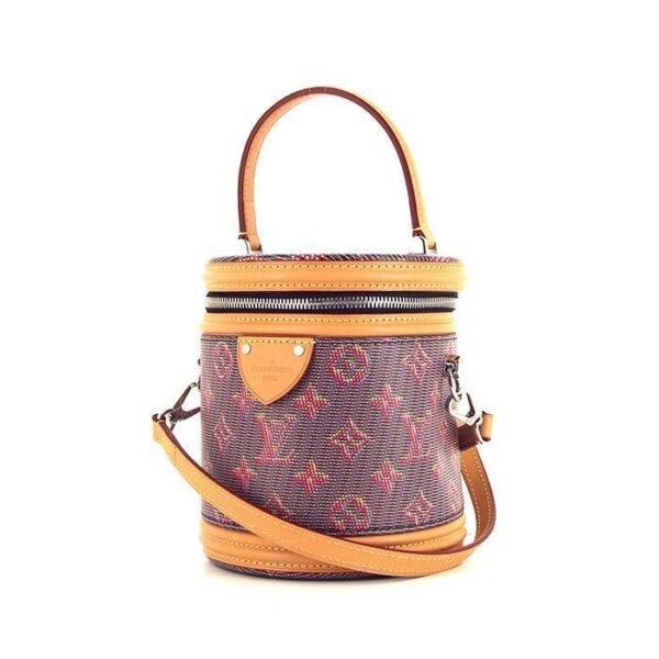 Louis Vuitton Cannes shoulder bag in pink monogram pop canvas and natural leather