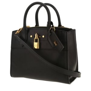 Louis Vuitton City Steamer small model shoulder bag in black leather