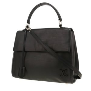 Louis Vuitton Cluny handbag in black epi leather