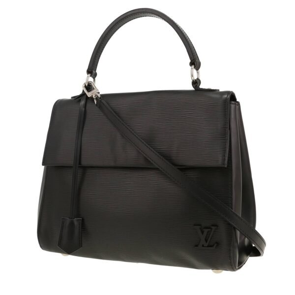 Louis Vuitton Cluny handbag in black epi leather