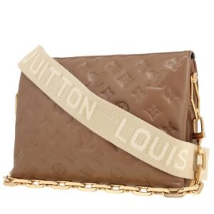 Louis Vuitton Coussin small model shoulder bag in taupe monogram leather
