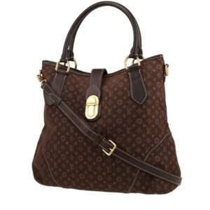 Louis Vuitton Elégie handbag in brown monogram canvas and brown leather