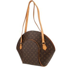 Louis Vuitton Ellipse handbag in brown monogram canvas and natural leather