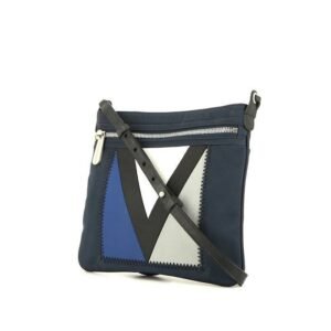 Louis Vuitton Genois shoulder bag in navy blue canvas
