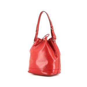 Louis Vuitton Grand Noé shopping bag in red epi leather