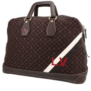 Louis Vuitton Isfahan travel bag in brown monogram canvas and brown leather