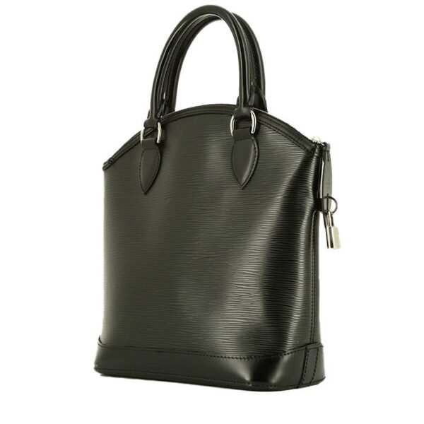 Louis Vuitton Lockit handbag in black epi leather