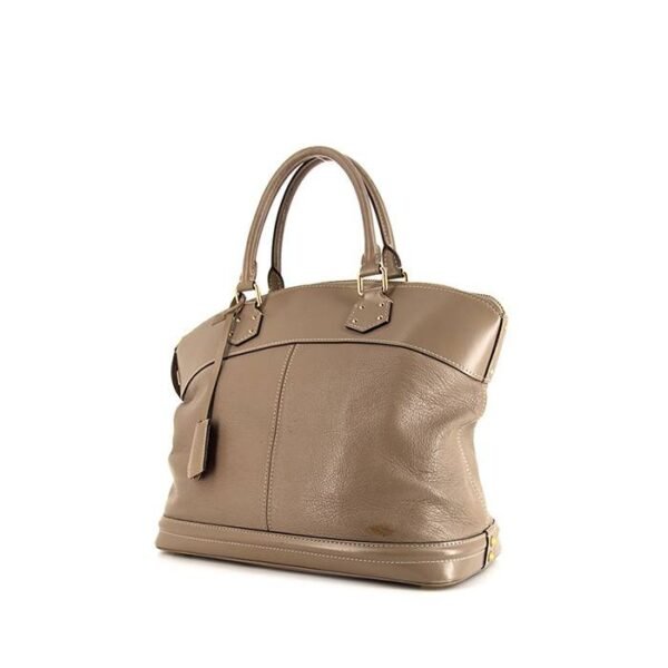 Louis Vuitton Lockit handbag in taupe suhali leather and taupe