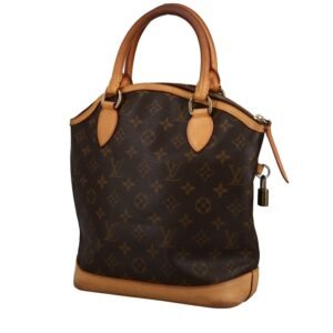 Louis Vuitton Lockit handbag monogram canvas and natural leather