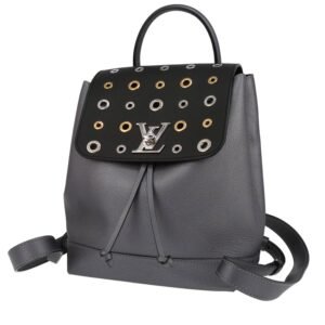 Louis Vuitton Lockme Backpack backpack in grey and black leather