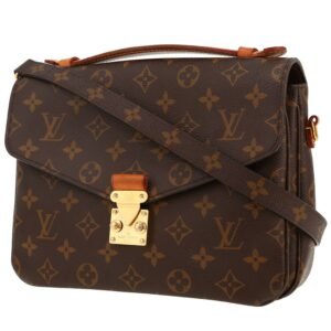 Louis Vuitton Metis shoulder bag in brown monogram canvas and natural leather
