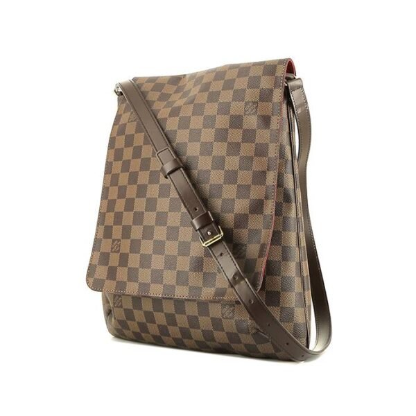 Louis Vuitton Musette Salsa shoulder bag in brown damier canvas and brown leather