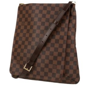 Louis Vuitton Musette Salsa shoulder bag in brown damier canvas and brown leather