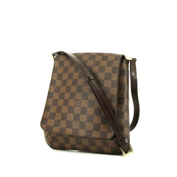 Louis Vuitton Musette Salsa shoulder bag in brown damier canvas and brown leather