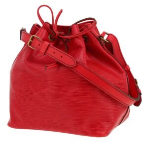 Louis Vuitton Noé handbag in red epi leather