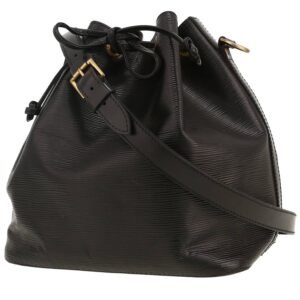 Louis Vuitton Noé small model shopping bag in black epi leather