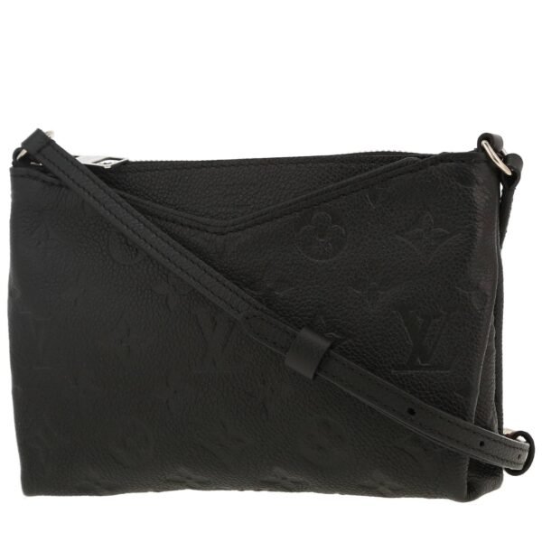 Louis Vuitton Pallas shoulder bag in black empreinte monogram leather