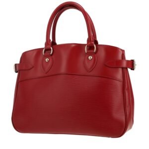 Louis Vuitton Passy handbag in red epi leather