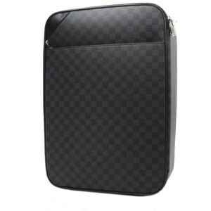 Louis Vuitton Pegase soft suitcase in black damier canvas