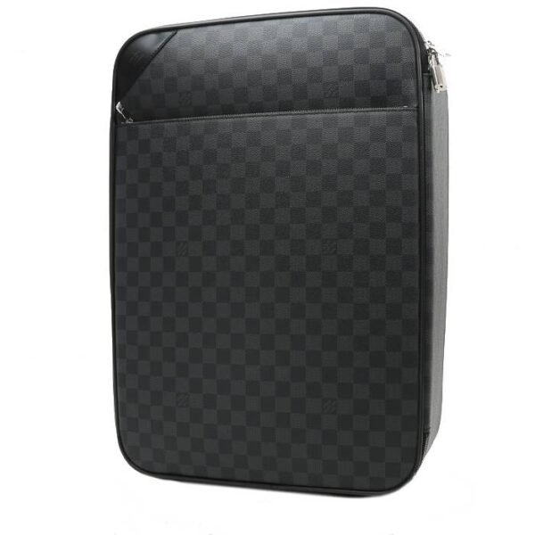 Louis Vuitton Pegase soft suitcase in black damier canvas