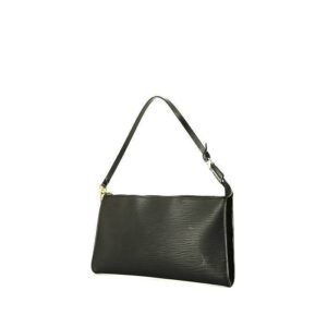 Louis Vuitton Pochette accessoires pouch in black epi leather