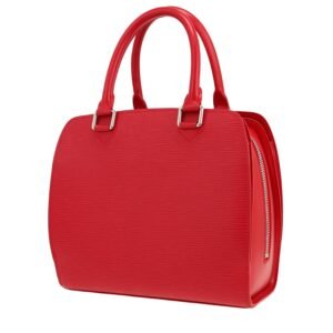 Louis Vuitton Pont Neuf handbag in red epi leather
