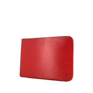Louis Vuitton pouch in red epi leather